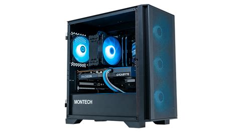 blue gaming pc .